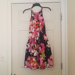 Vince camuto floral scuba dress